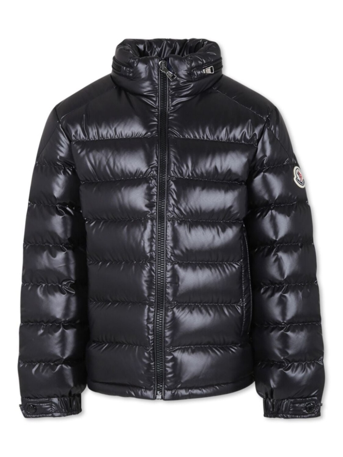 

Moncler Enfant стеганая куртка с подкладкой, черный