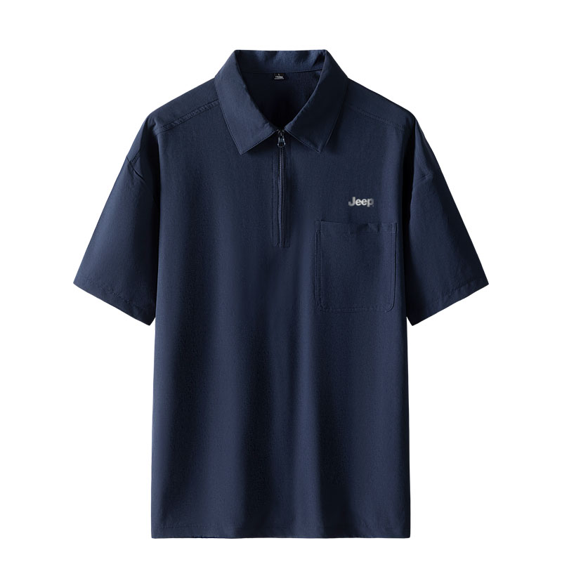 

Мужская поло с тонким воротником Jeep, темно-синий