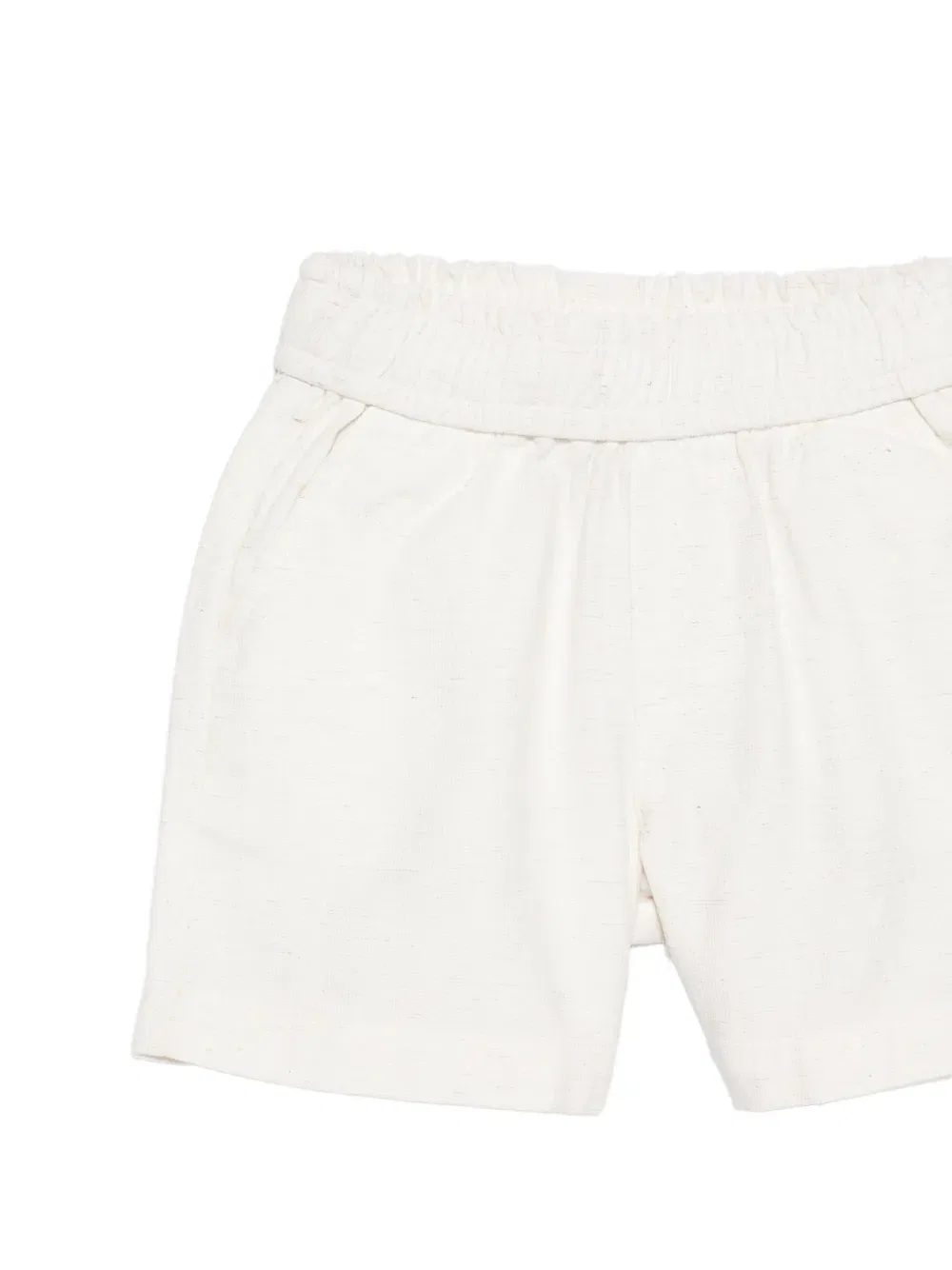 Шорты с эластичным поясом Trussardi Junior, нейтральный — фото 3