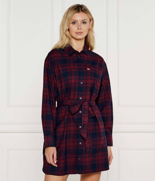 

Платье с поясом Tommy Jeans, красный