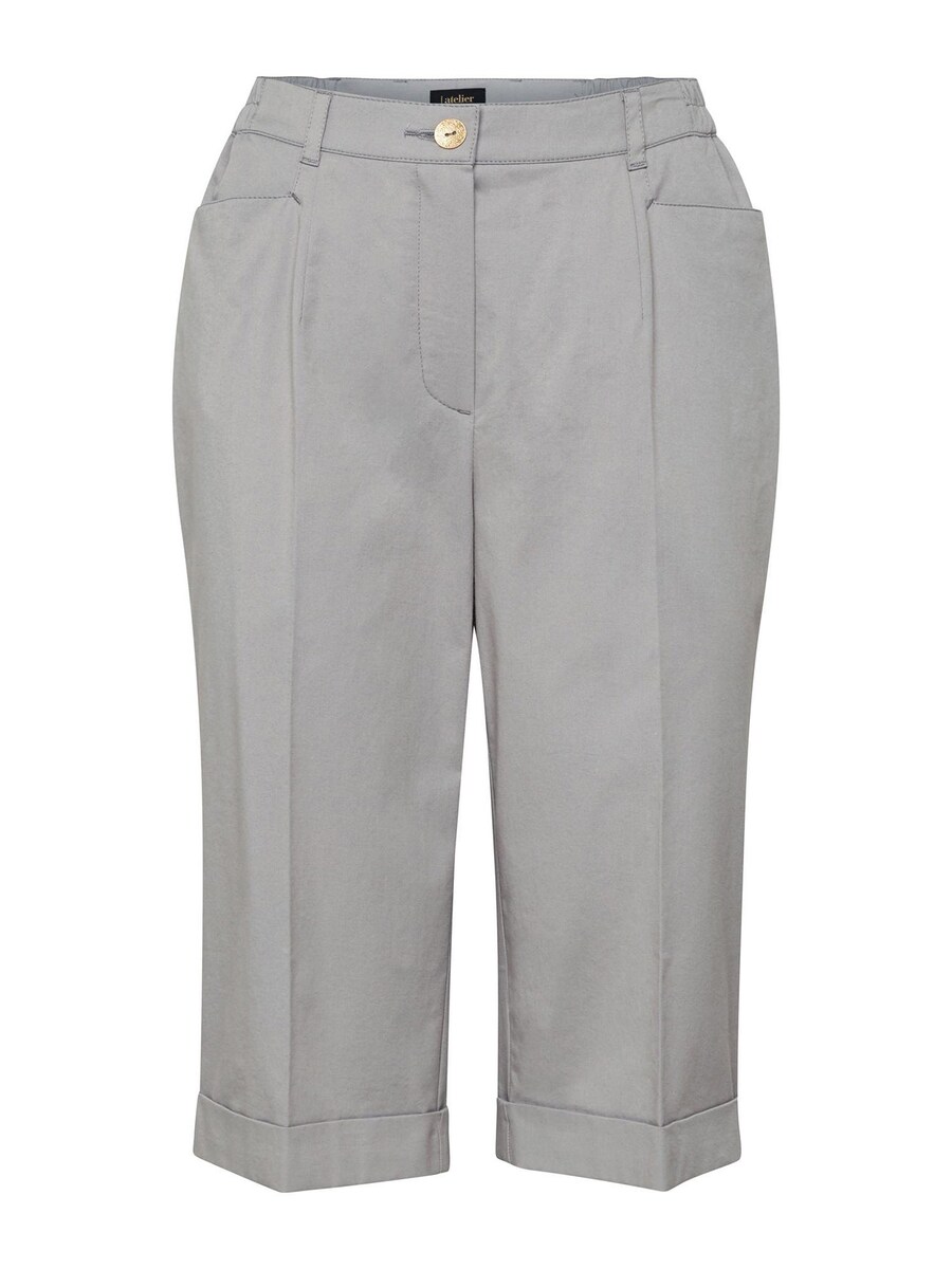 

Обычные брюки в складку Goldner Carla, цвет Silver grey