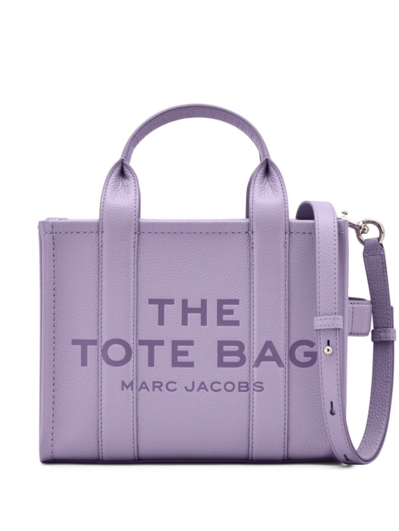 

Сумка The Small Leather Tote Bag Marc Jacobs, фиолетовый