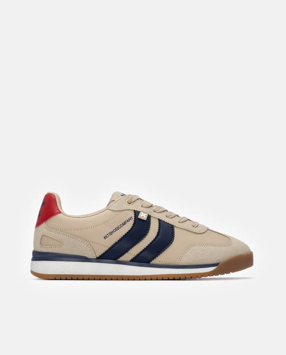 

Мужские спортивные кроссовки со шнуровкой Xti, бежевый