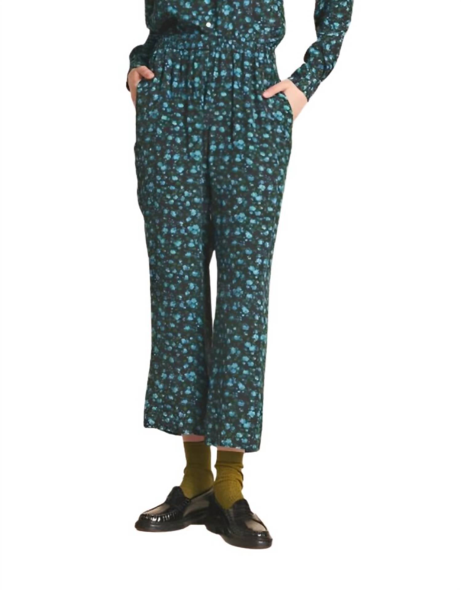 

Брюки Leona в цвете синий живокость TROVATA