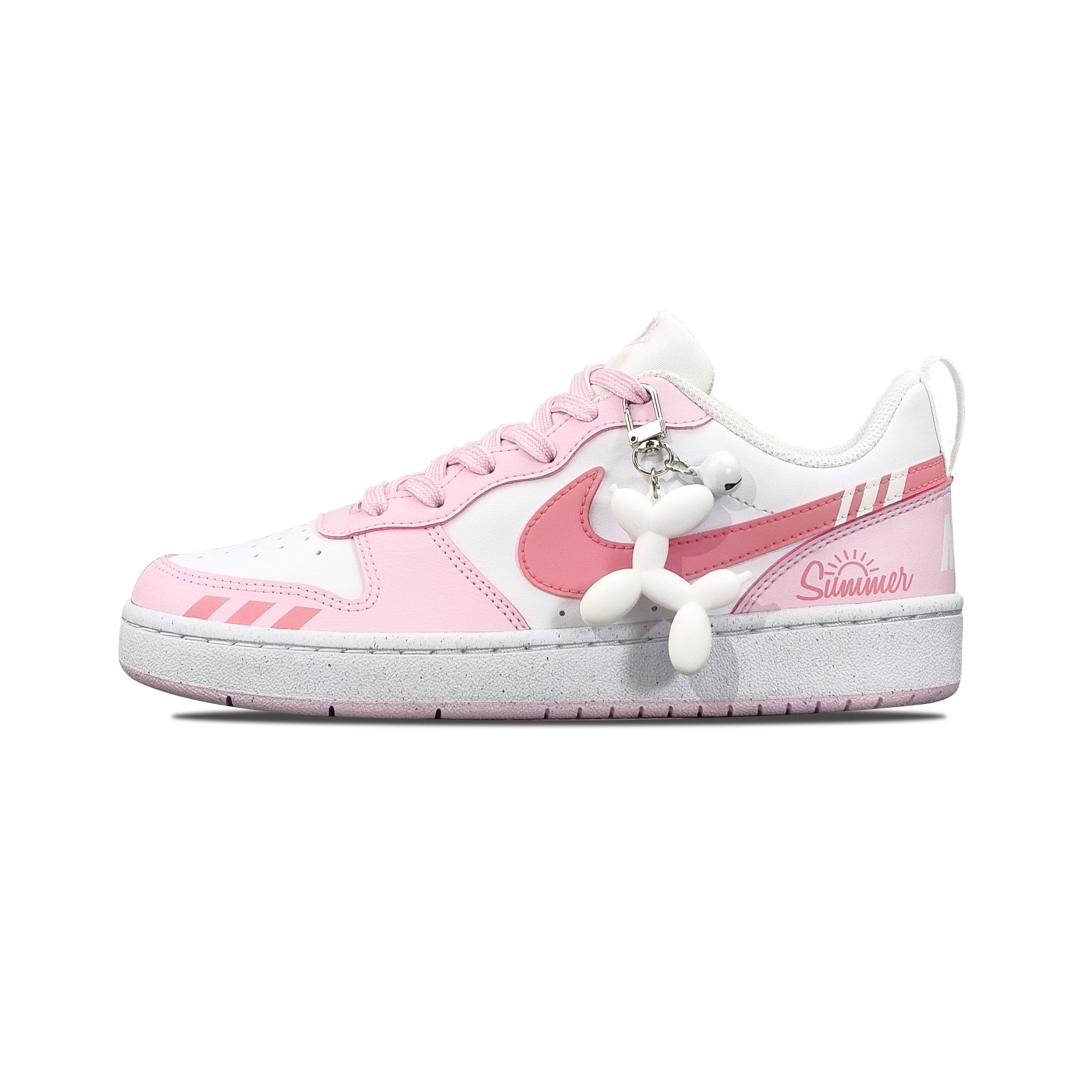 

Женские кроссовки для скейтбординга Nike Court Borough Low, Pink