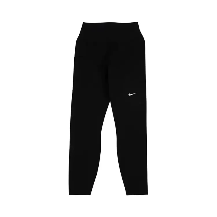 Леггинсы Nike One с высокой талией и карманами, черно-белые