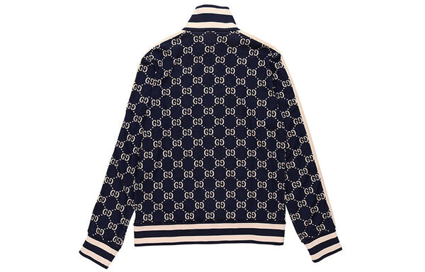 Куртка Gucci GG Jacquard Cotton, синий — фото 2