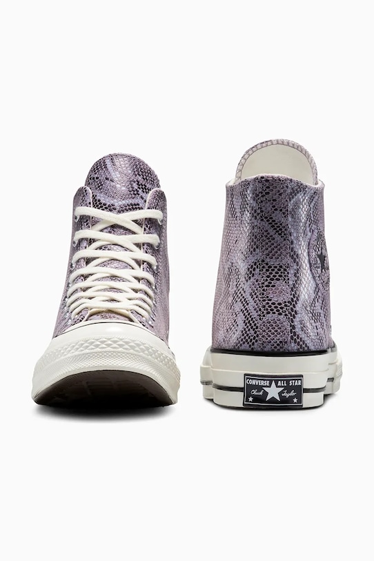 Кроссовки Chuck 70 с принтом под змеиную кожу Converse, фиолетовый — фото 3