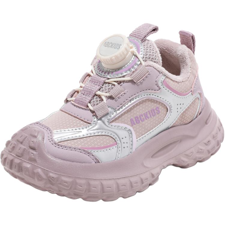 

Скользостойкие противоударные износостойкие термостойкие детские повседневные туфли Gray/Pink/Purple Kids' ABC KIDS, серый/Pink/фиолетовый