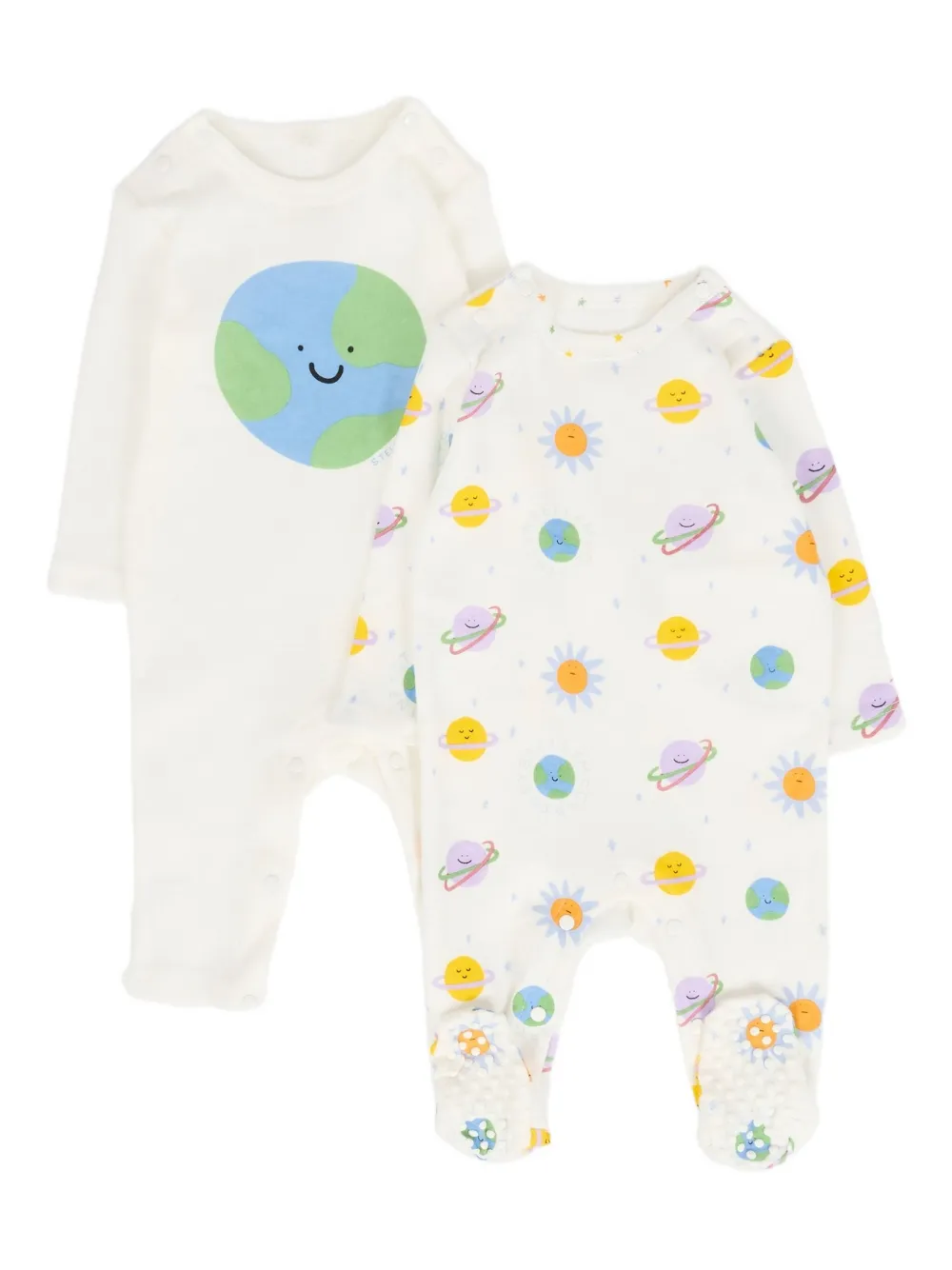 

Комплект боди с графическим принтом Stella McCartney Kids, белый