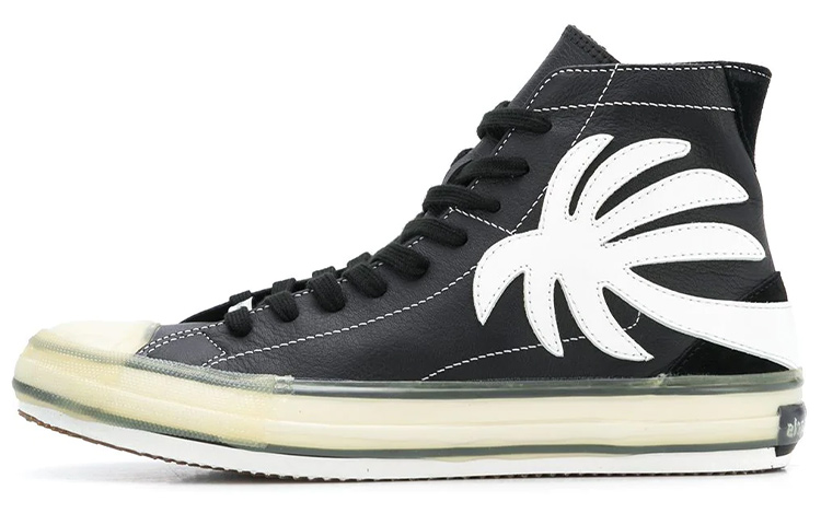 

Высокие скейтерские кроссовки мужские черные PALM ANGELS