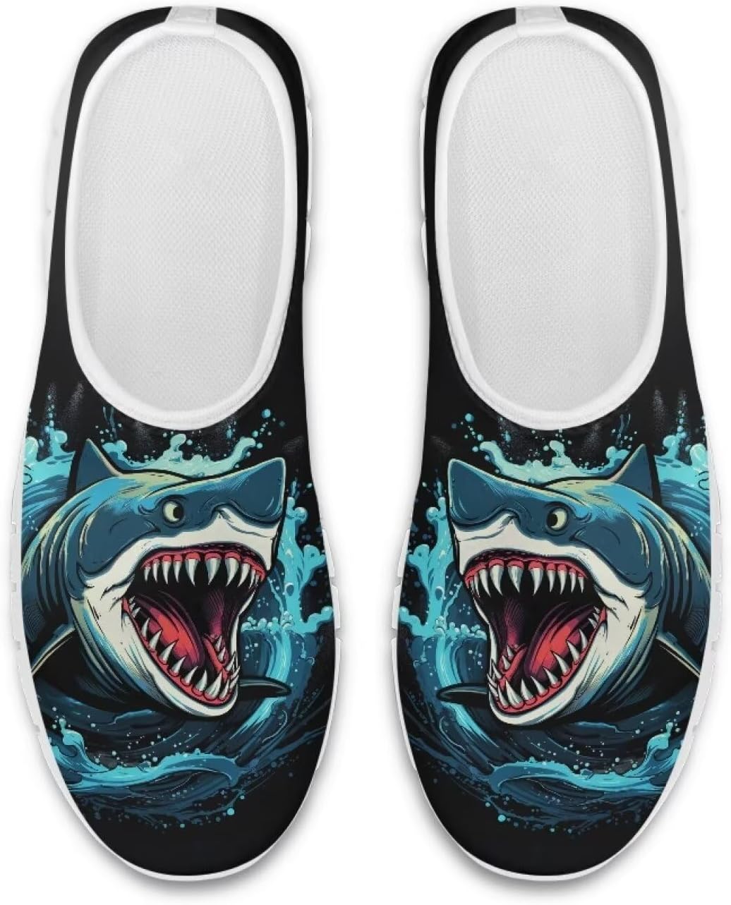 

Мужские повседневные слипоны, комфортная обувь для путешествий и прогулок, легкие, нескользящие, для активного отдыха и спорта, кроссовки для бега, размеры США 5-14 Qoiuvncy, Shark