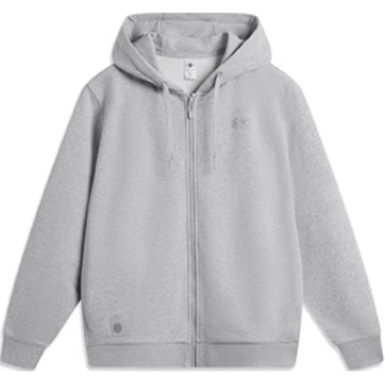 

Куртка, спортивная трендовая серия LiNing, унисекс, серый меланж