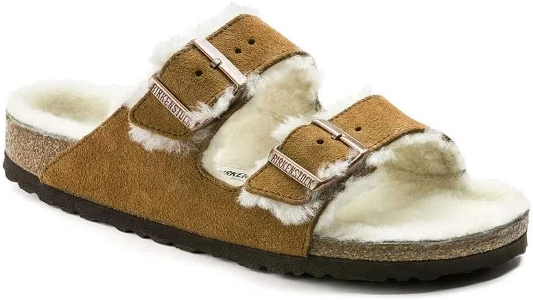 Сандалии кожаные Birkenstock, коричневый — фото 4