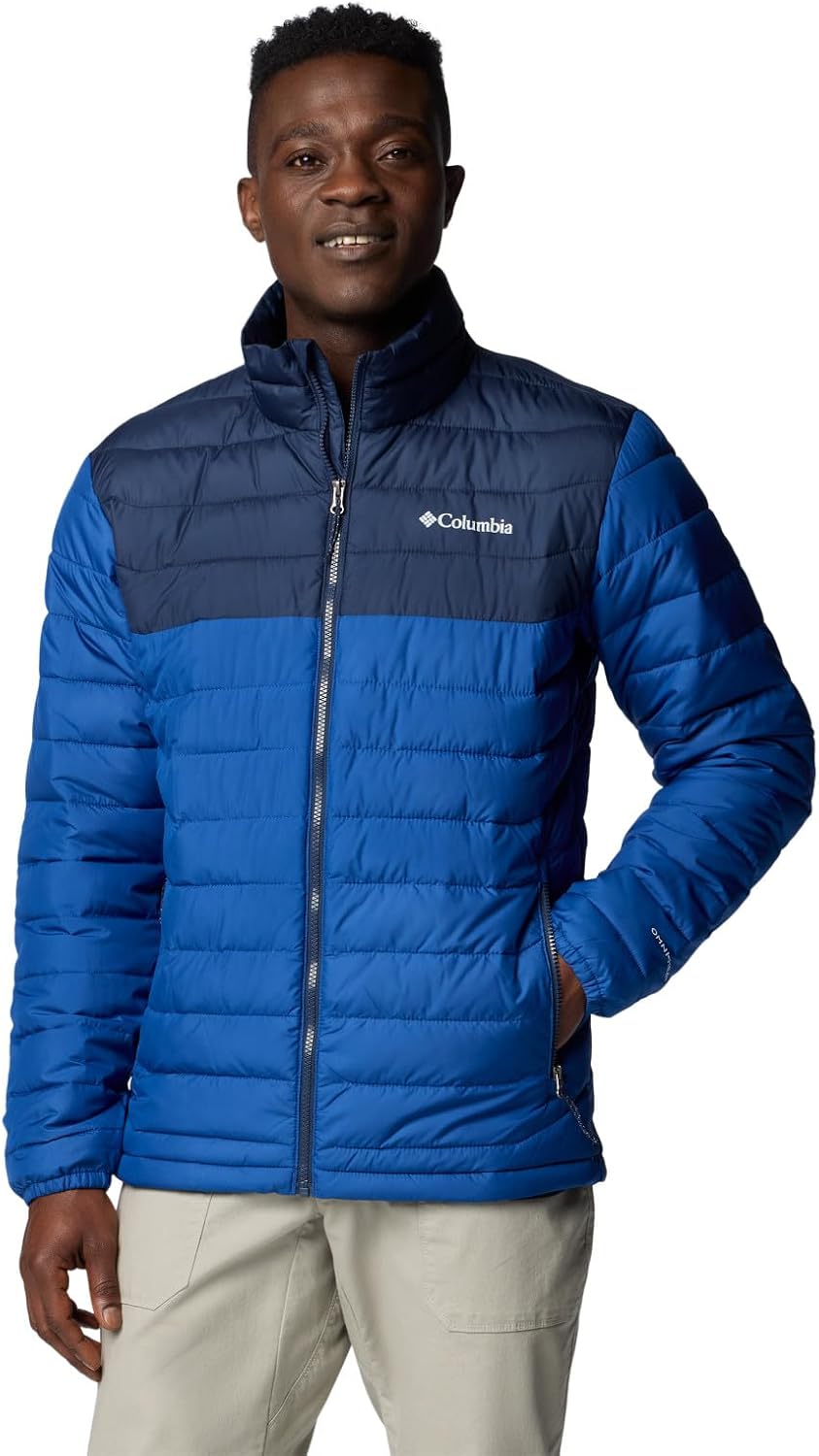 

Куртка Columbia Powder Lite II мужская, Mountain Blue/Collegiate Navy