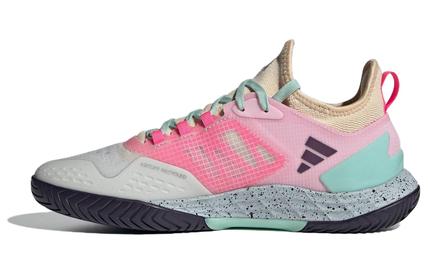 

Adizero Ubersonic 4.1 Crystal White Aurora Met. Semi Flash Aqua Adidas, Серый Розовый
