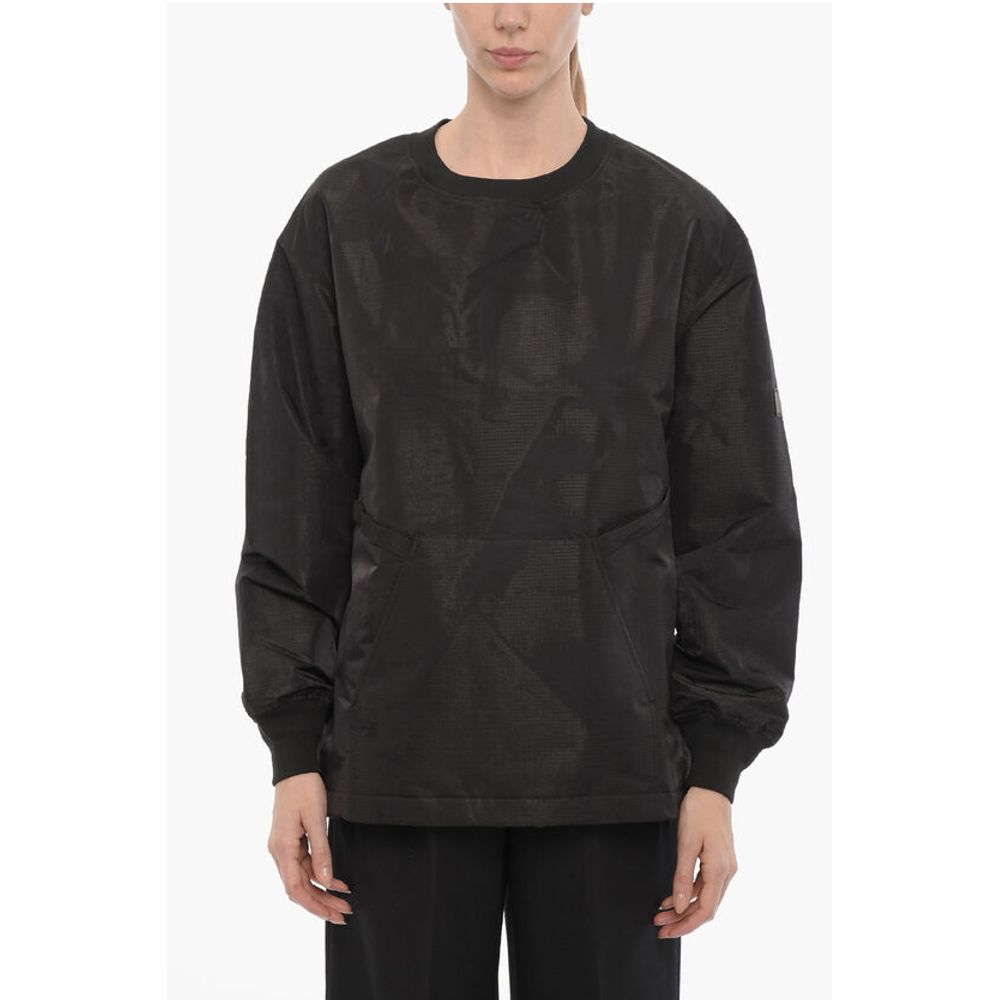 

Толстовка свободного кроя с круглым вырезом из нейлона ADIDAS Y-3, Black