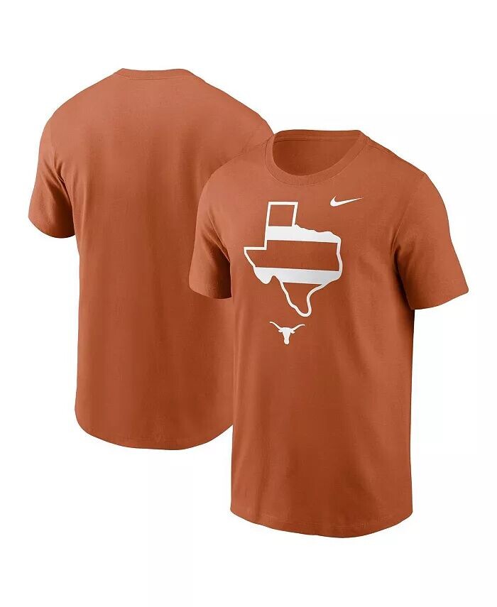 

Мужская оранжевая футболка Texas Longhorns Campus State Shape Nike, оранжевый