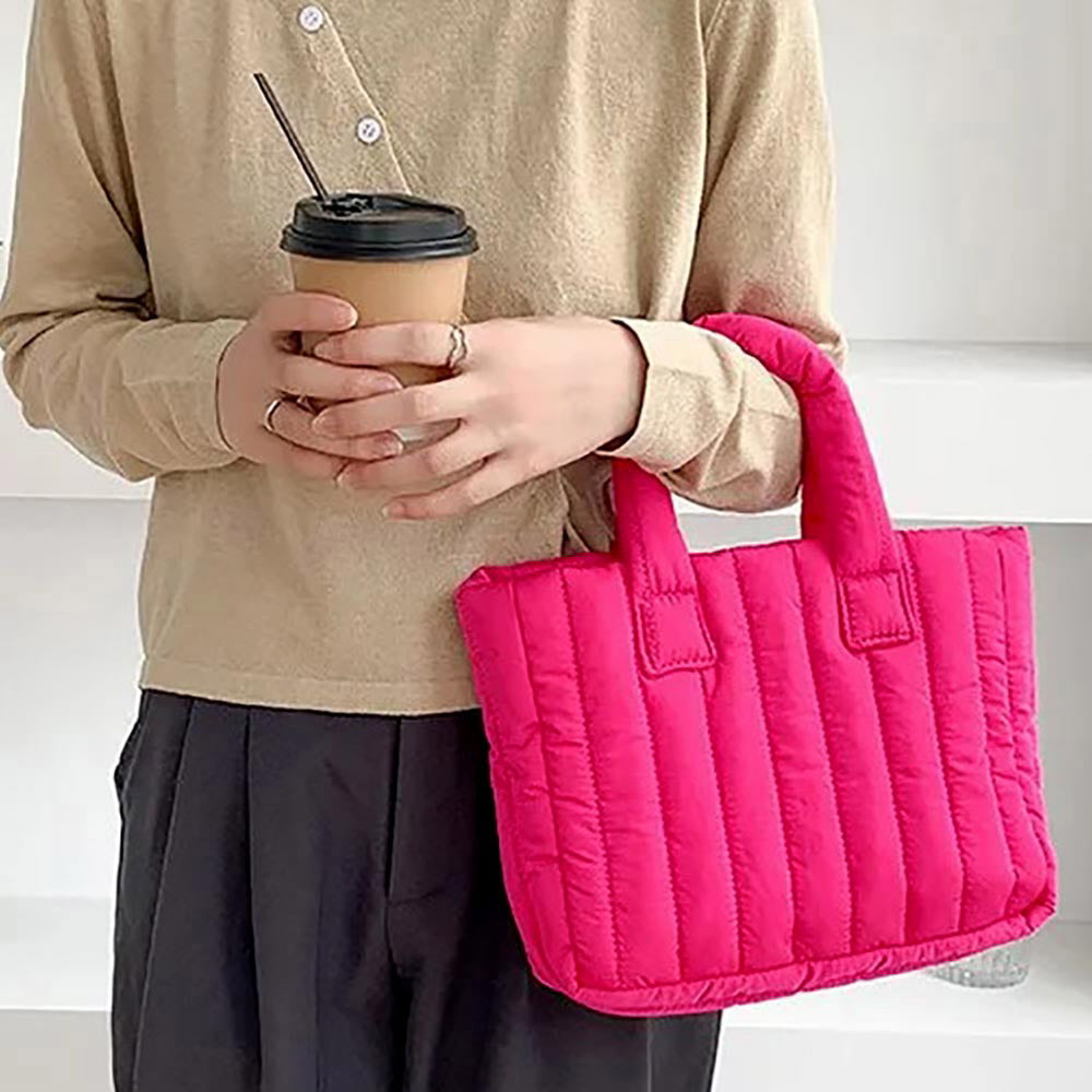 

Стеганая сумка через плечо FASHNZFAB, фуксия