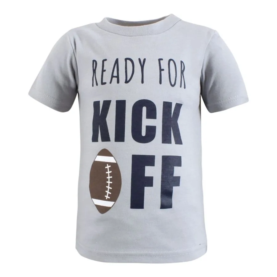Футболки с коротким рукавом и круглым вырезом Hudson Baby, Football — фото 3