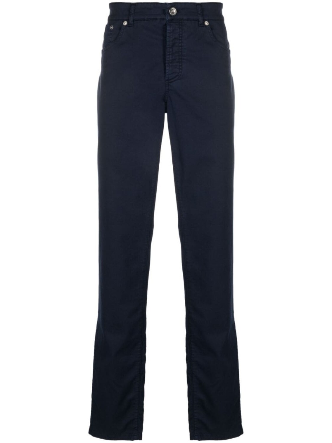 

Brunello Cucinelli узкие джинсы с заниженной талией, синий