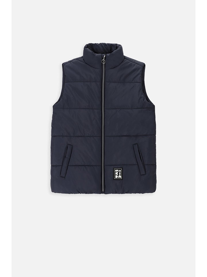 

MOKIDA Стеганый жилет темно-синего цвета