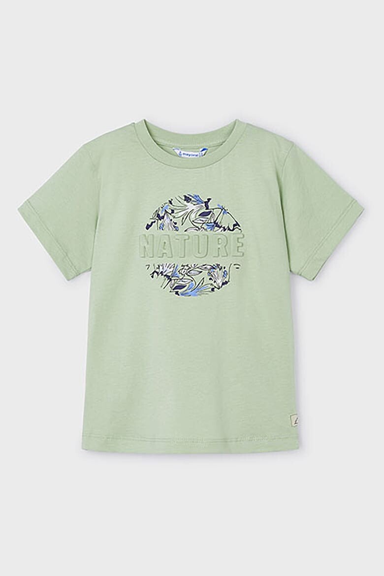 

Хлопковая футболка с принтом Mayoral, зеленый