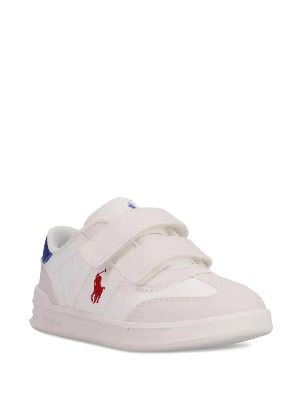 Кроссовки с ремешком на липучке Polo Ralph Lauren Kids, белый