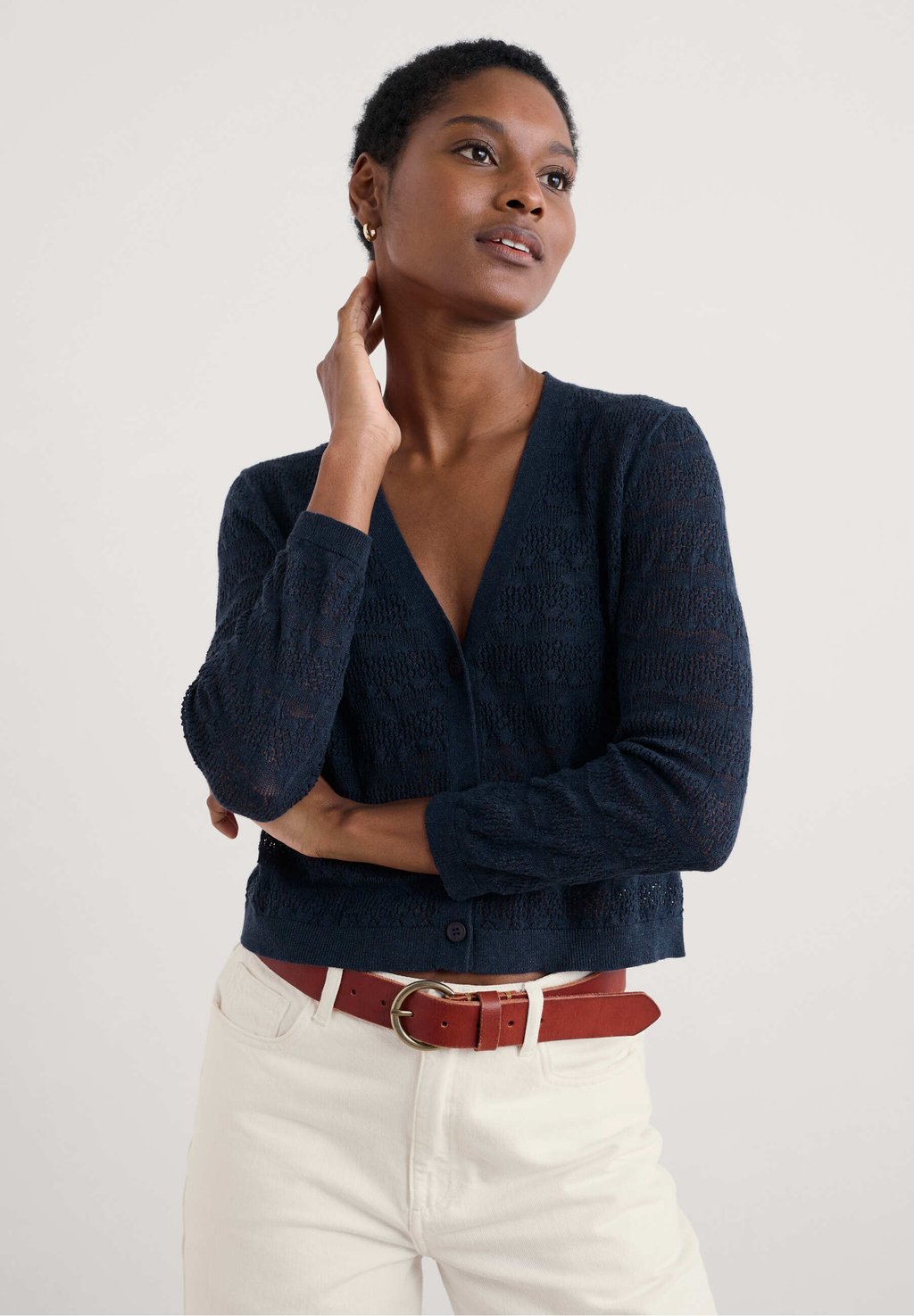 

Кардиган SWEET DAY Seasalt Cornwall, цвет Maritime - Knit Melange Maritime