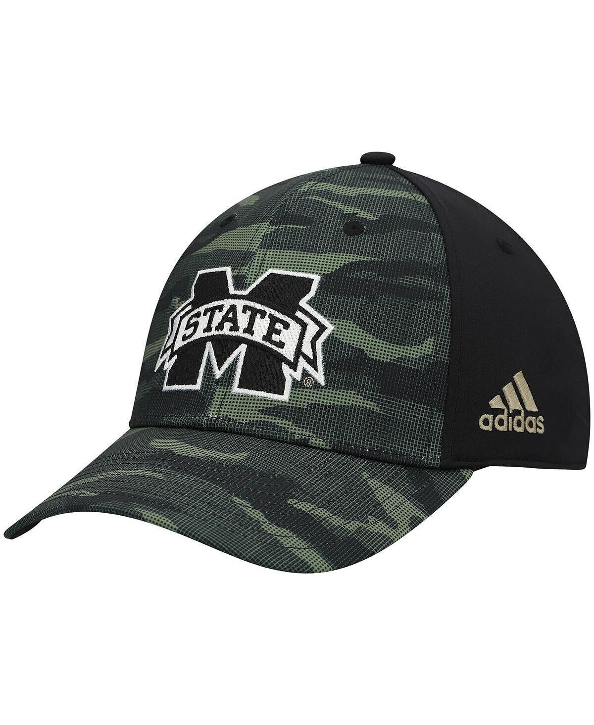 

Мужская камуфляжная гибкая шляпа Primegreen в стиле милитари Mississippi State Bulldogs adidas