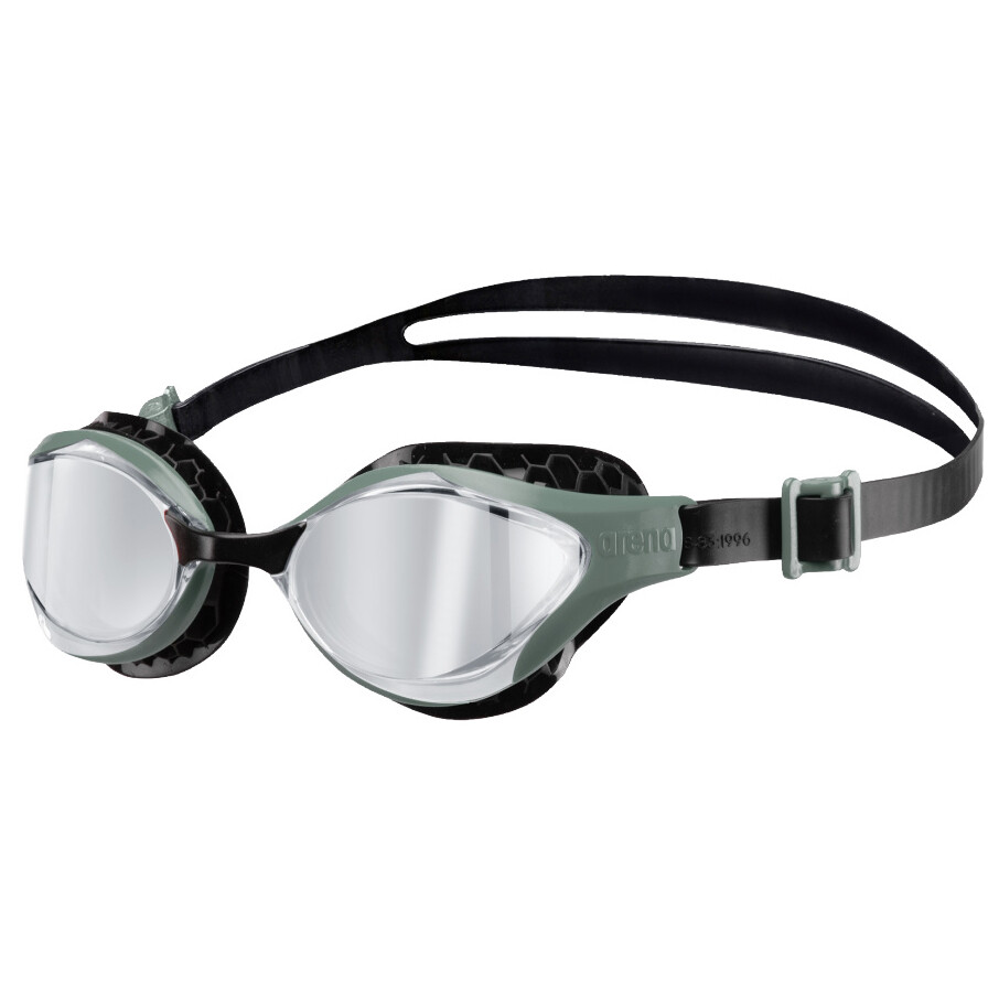 

Очки для плавания Arena Air-Bold Swipe Mirror, цвет Silver/Dark-Olive