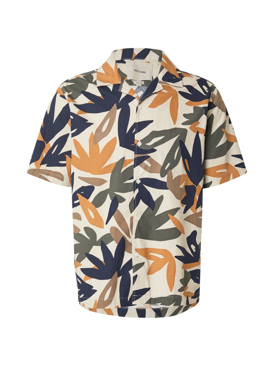 

Рубашка на пуговицах классического кроя Only & Sons ONSSAVELI, серый