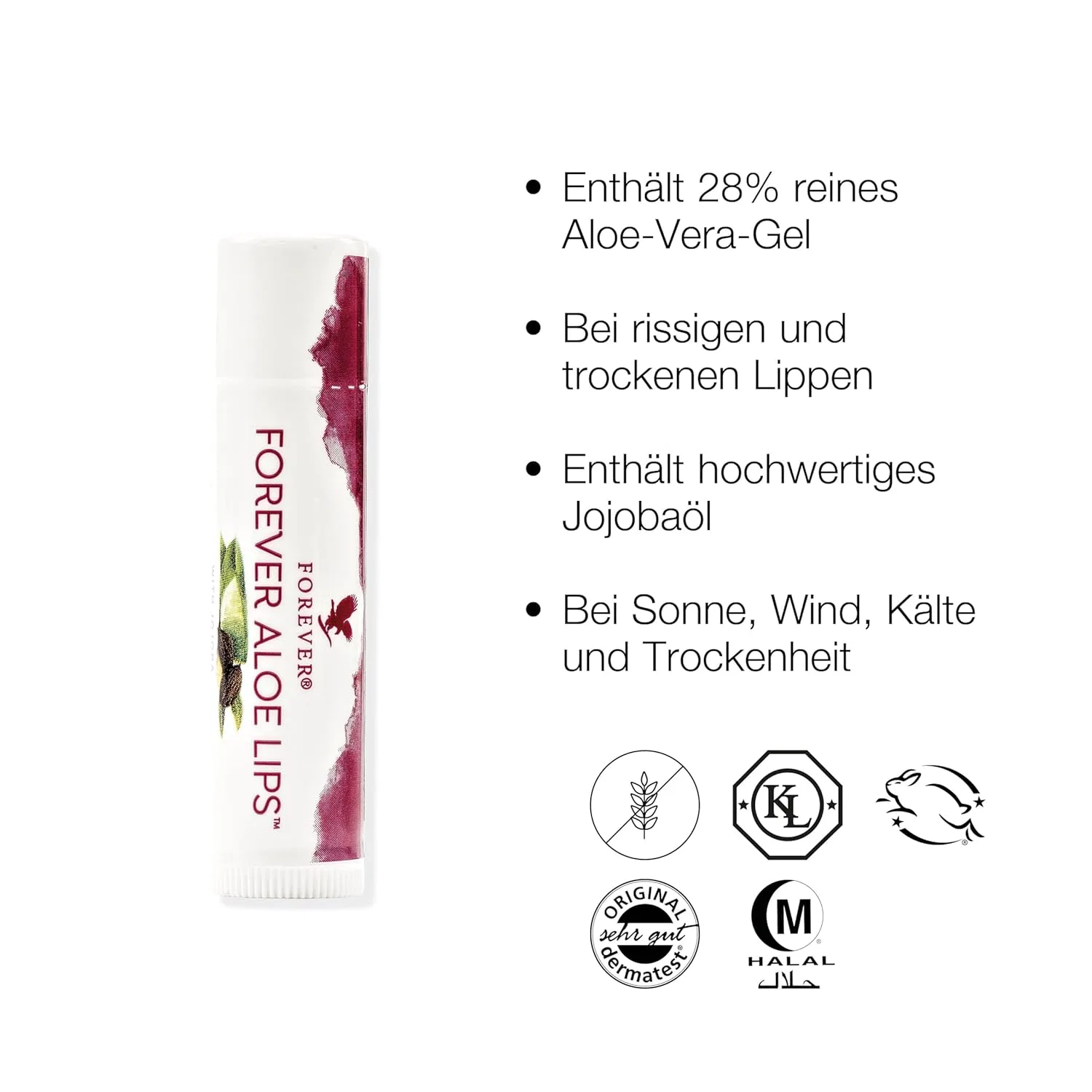 Бальзам для губ с алоэ вера Aloe Lips от Forever Forever Living Products — фото 3