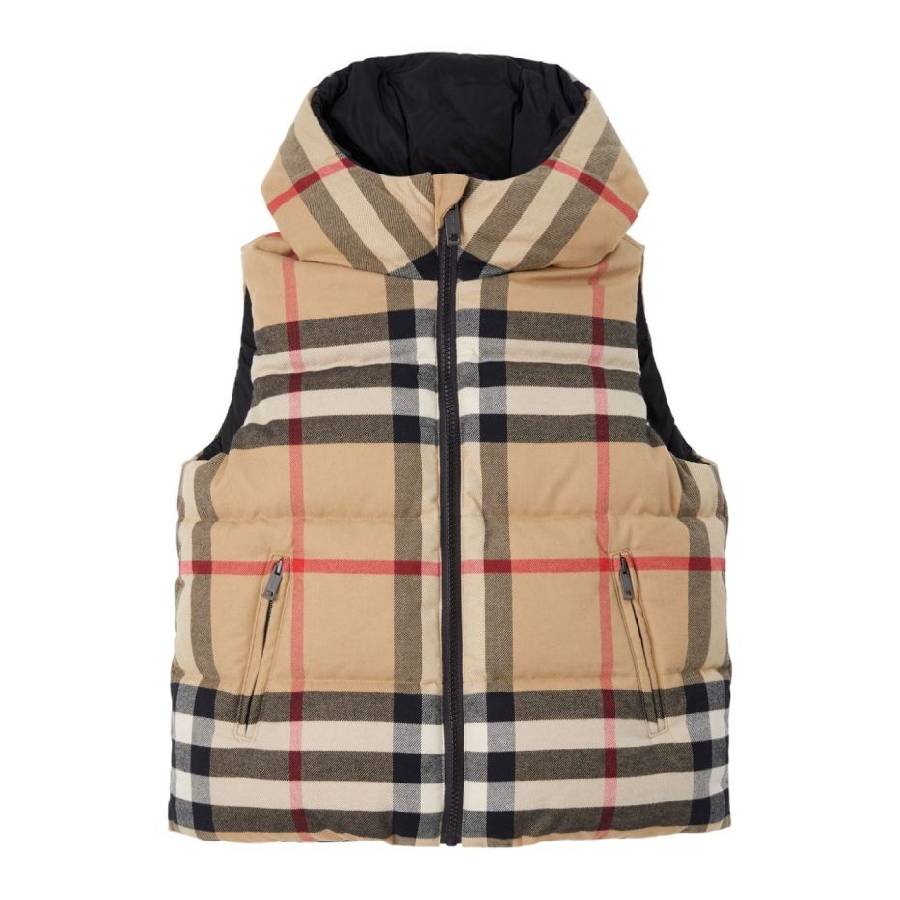 

Барберри Детская куртка в клетку Burberry, бежевый