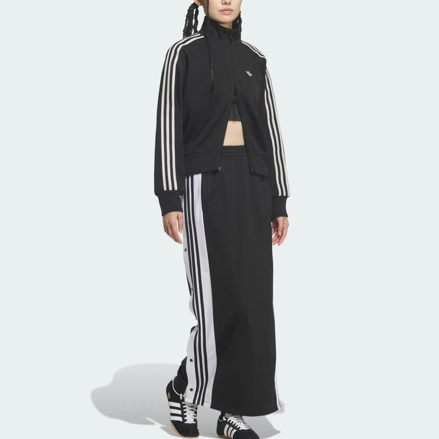 Куртка женская Track Top Knit Balloon Adidas Originals, Black — фото 3