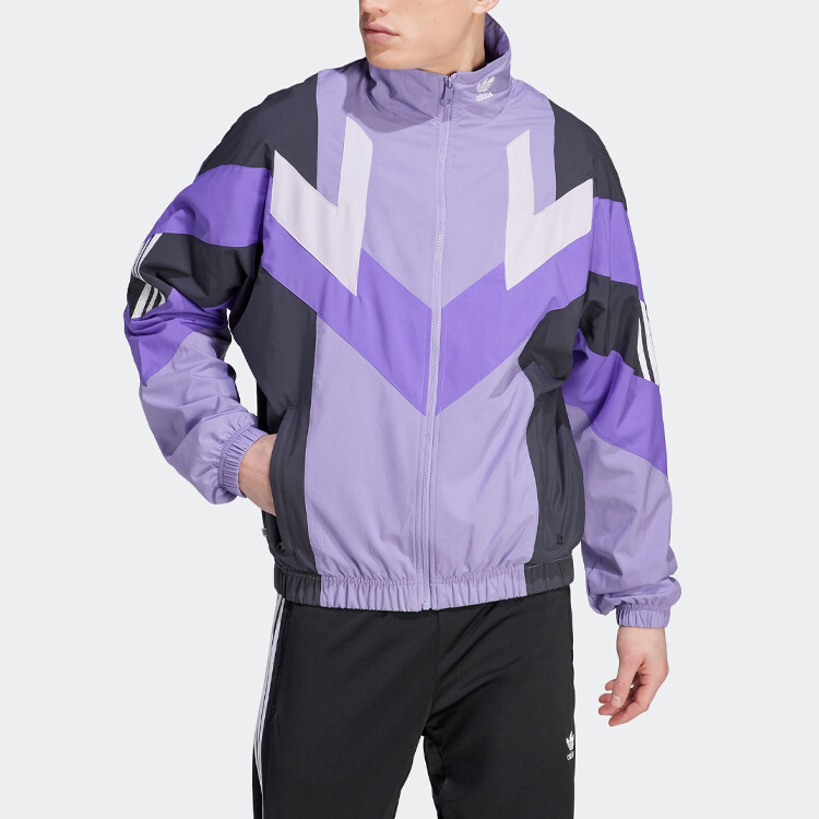 Куртка Adidas Rekive Woven Track Adidas Originals, цвет Magic Lilac — фото 2