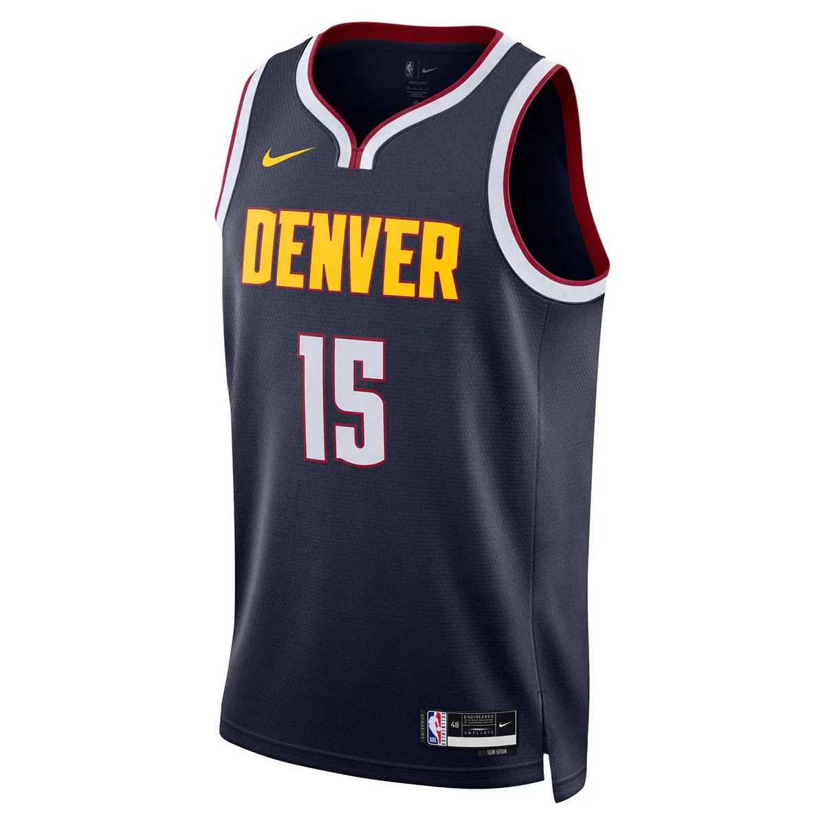 

Denver Nuggets Jokic Icon Edition 2022-2023 Nike Мужская футболка, тёмно-синий