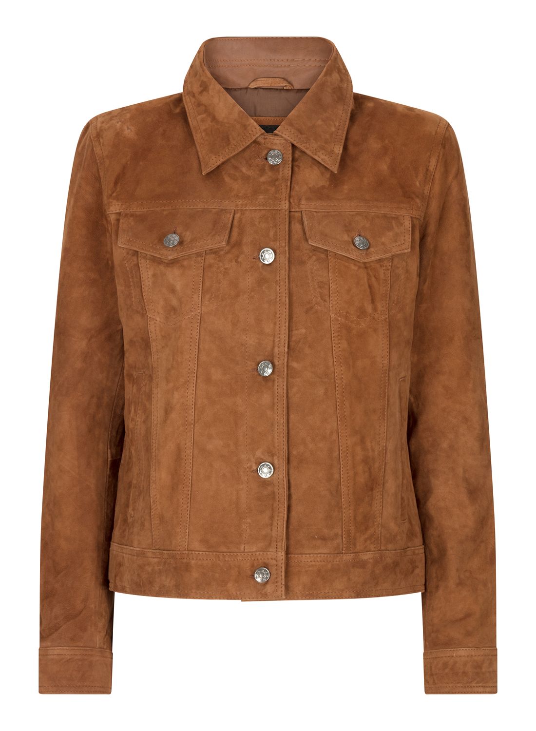 

Замшевая винтажная джинсовая куртка кожаная байкерская TruClothing, цвет tan