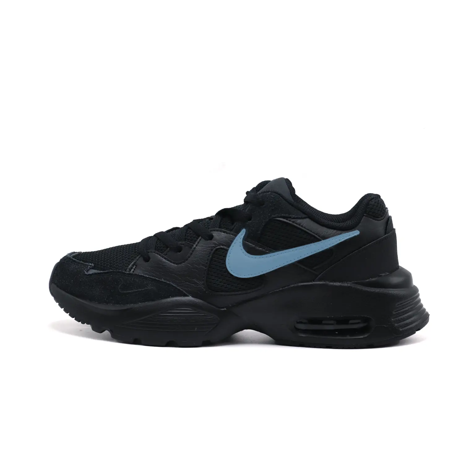 

Nike Кроссовки Air Max Fusion Slip Anti-Top для бега, мужские, черно-синие