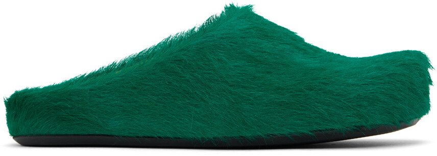 

Зеленые слипоны Fussbett Sabot Marni, Sea green