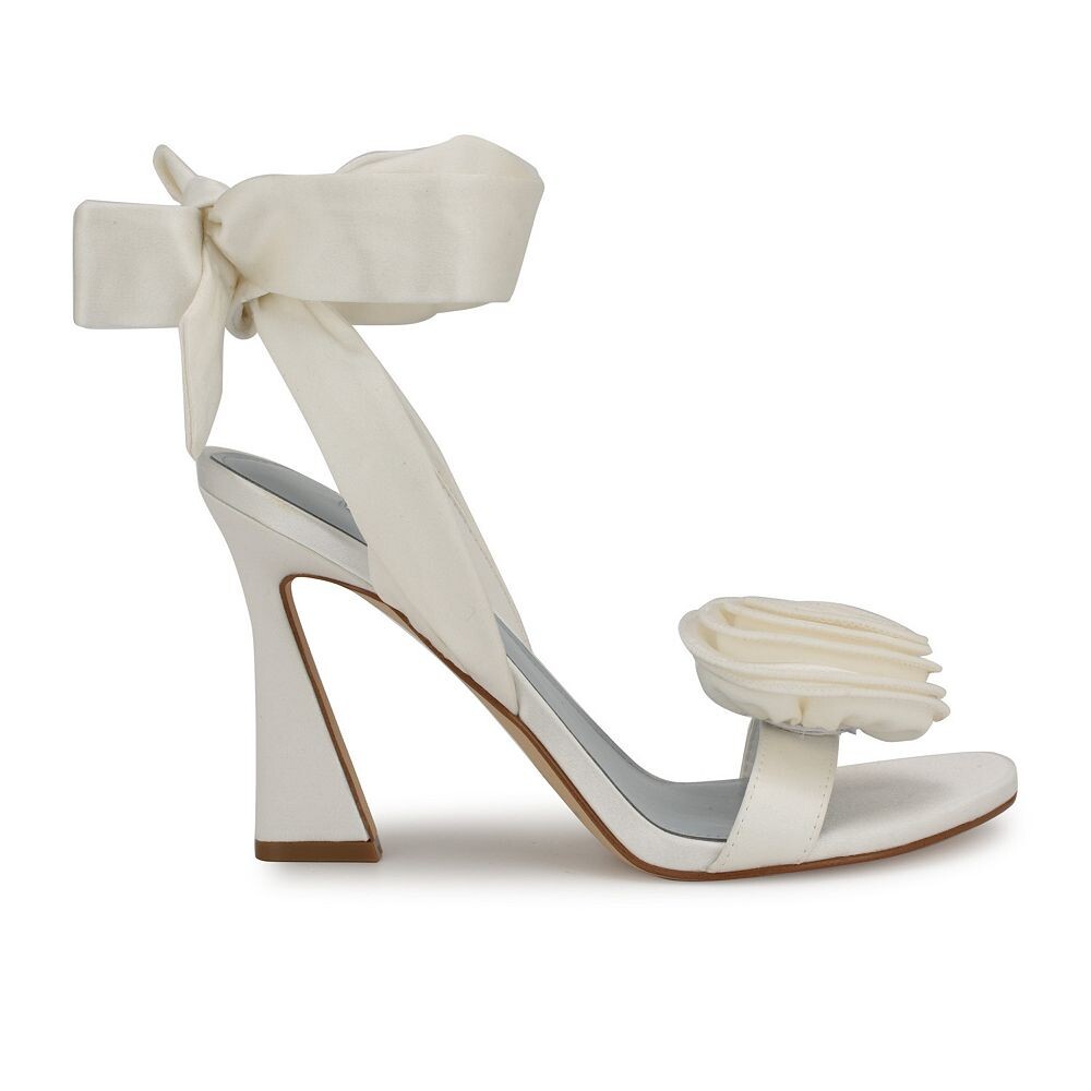 Женские модельные сандалии Nine West Krave Bridal, цвет White Satin — фото 2