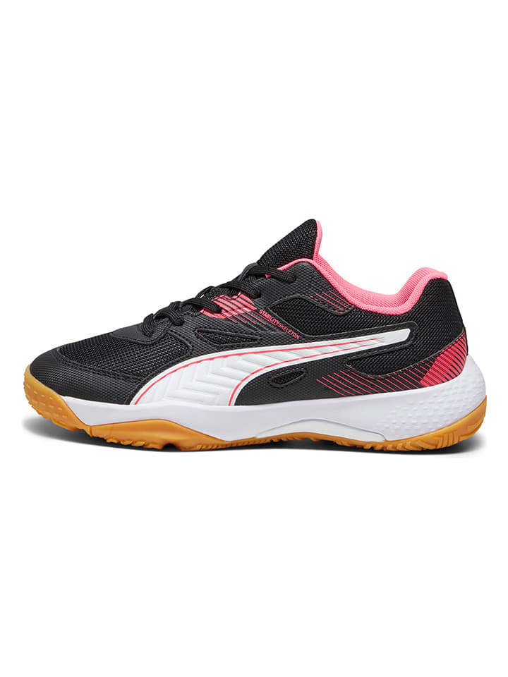 Puma Кроссовки "Solarflash Jr II" черно-красного цвета — фото 2