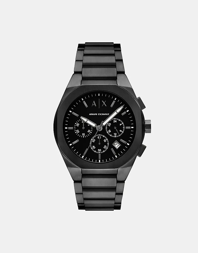 

Часы Armani Exchange Chronograph из черной нержавеющей стали