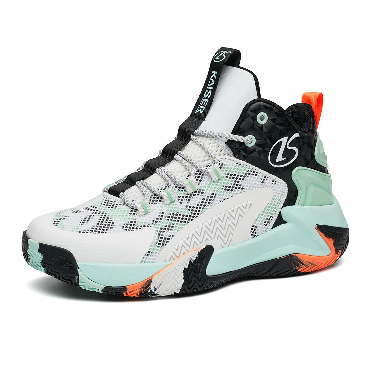 

Баскетбольные кроссовки Basketball Shoes Men Mid-Top White Kaiser