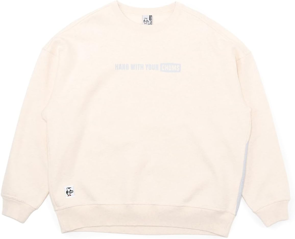 

Мужская футболка CHUMS оверсайз с круглым вырезом и изображением большой груди, натульральный