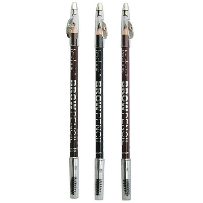 

Карандаш для бровей Brow Pencil Lápiz de Cejas con Cepillo y Sacapuntas Technic, Black