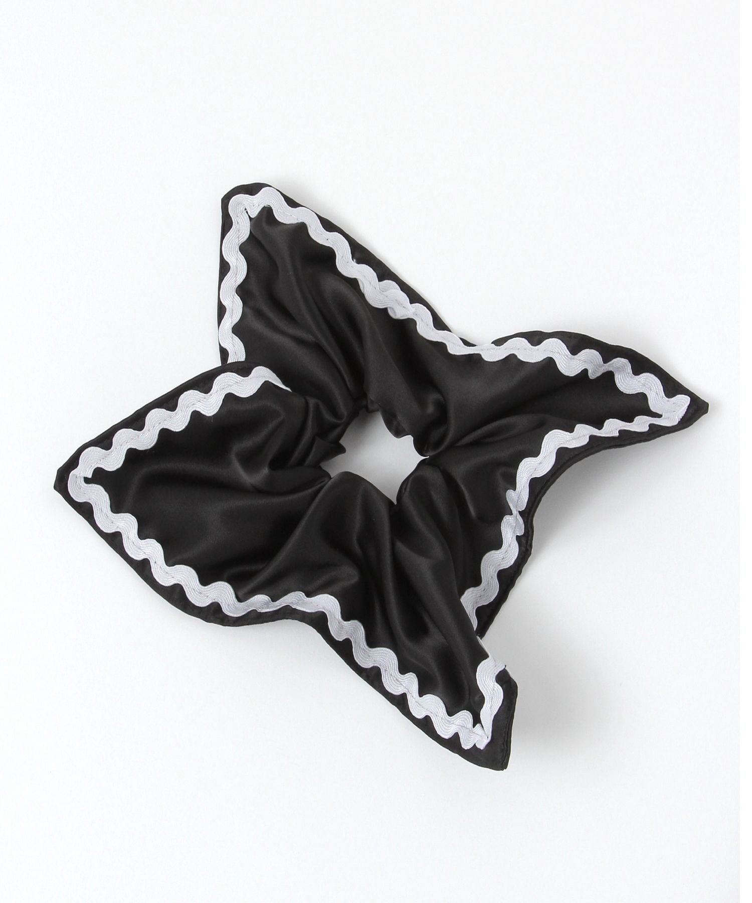 Кружевная квадратная резинка для волос Lakole, Black (19)