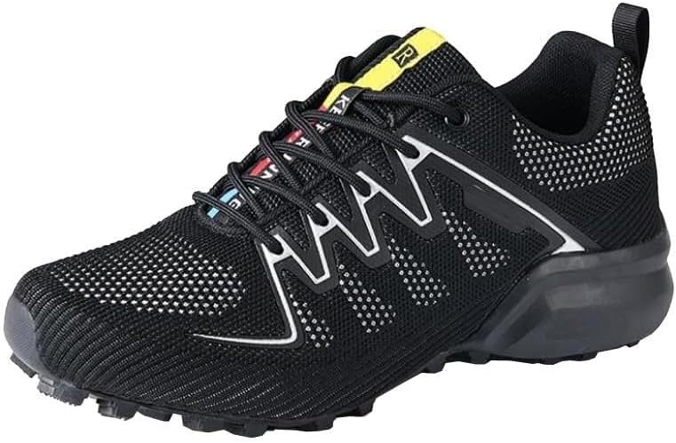 

Мужские кроссовки для бега на улице с прочной подошвой, дышащей сеткой и усиленной поддержкой голеностопа Heelvirtuosa, черный