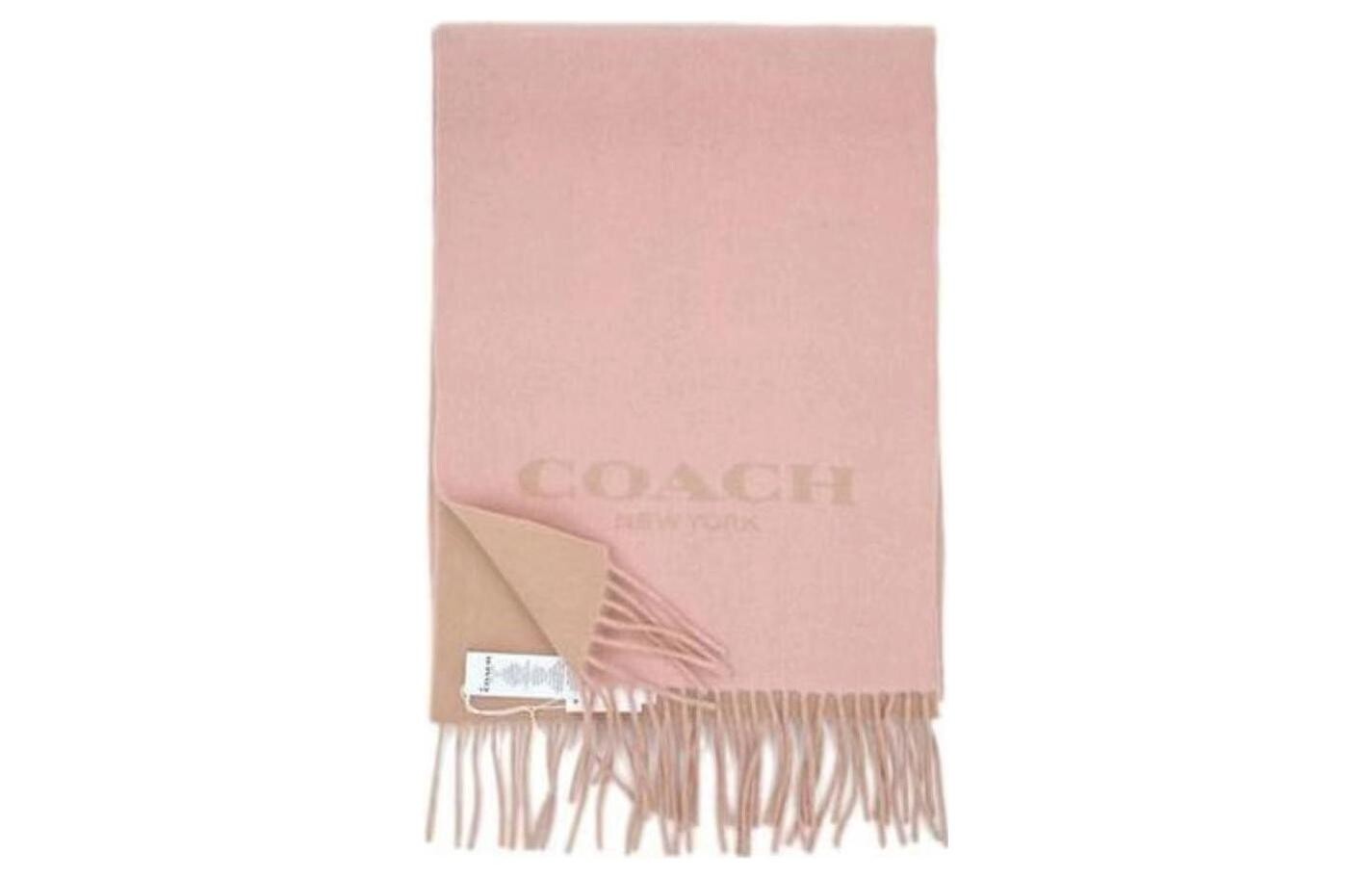 

Трикотажный шарф унисекс COACH, Розовый