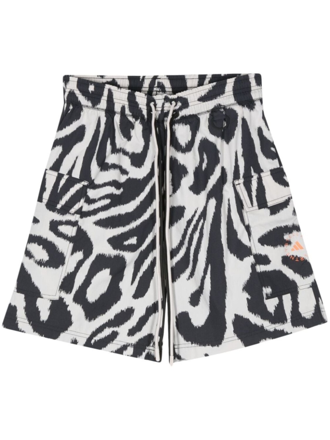 

adidas by Stella McCartney шорты с логотипом, черный